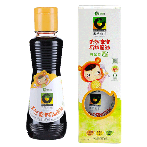 禾然亲宝有机酱油减盐型(原味)