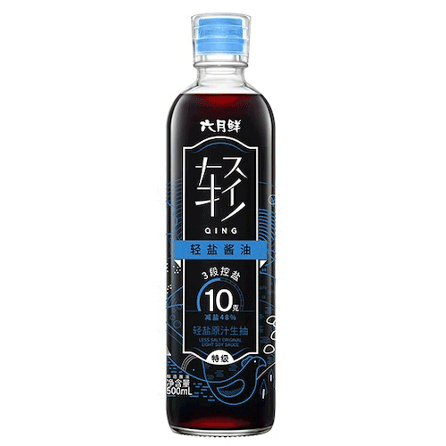 六月鲜?轻 10克轻盐原汁生抽